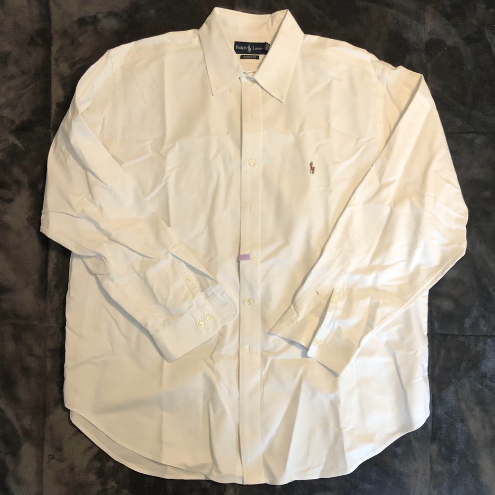 Ralph Lauren Classic Fit White Button Down